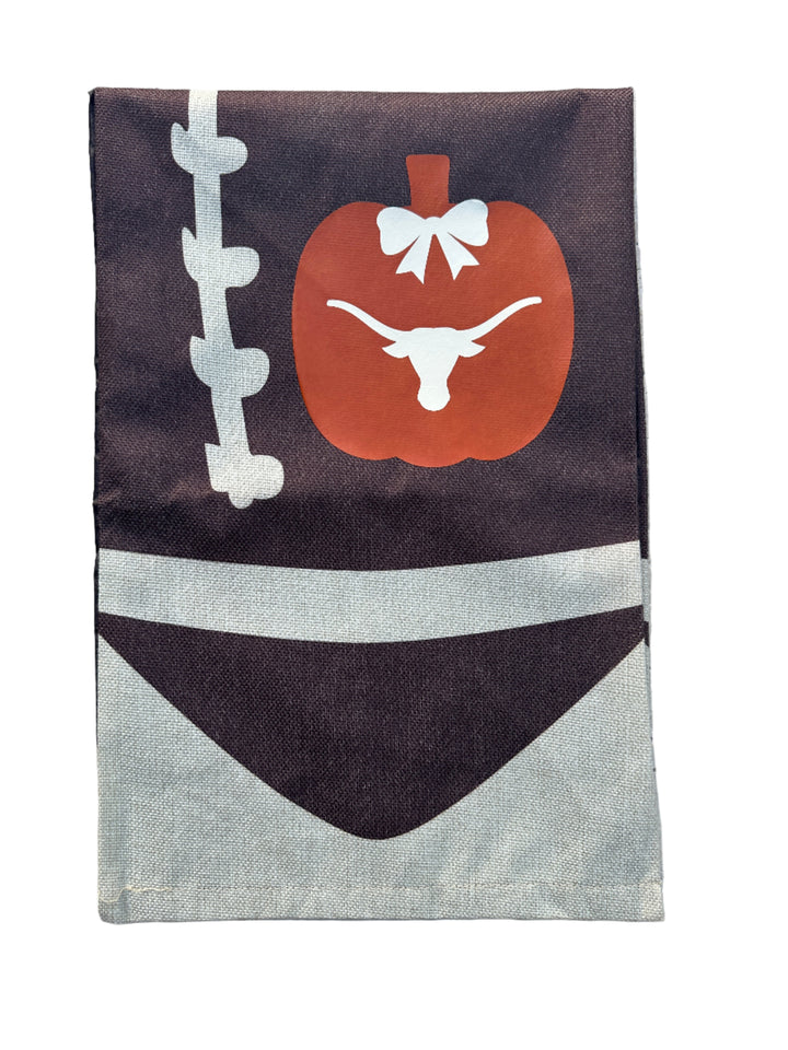 Pumpkin Flag with Longhorn