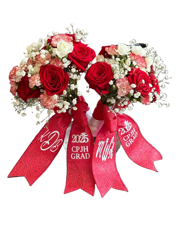 🎓 Mark the Moment — Personalized Ribbon Ties for Flowers & Keepsakes