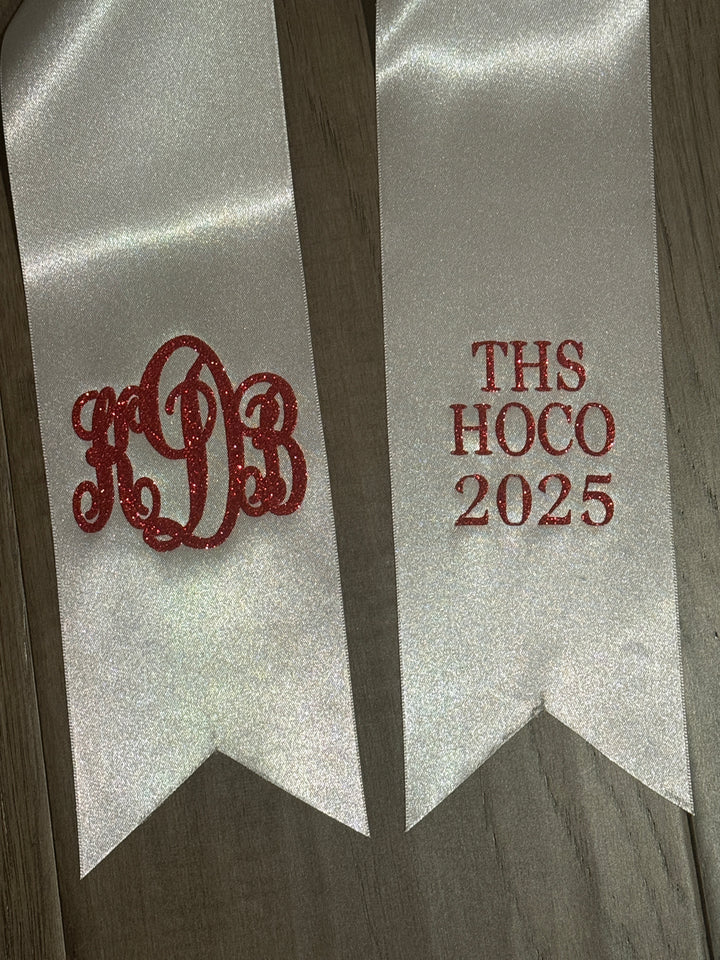 🎓 Mark the Moment — Personalized Ribbon Ties for Flowers & Keepsakes