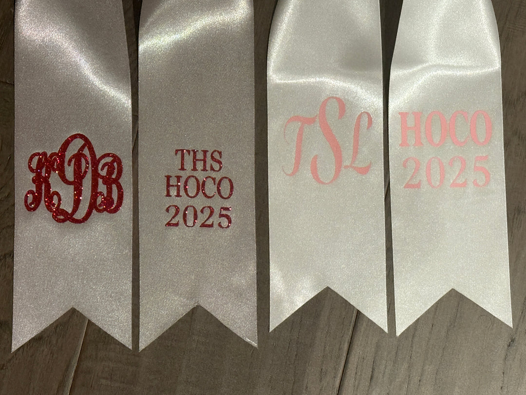 🎓 Mark the Moment — Personalized Ribbon Ties for Flowers & Keepsakes