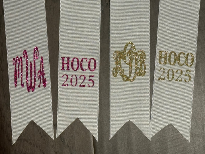 🎓 Mark the Moment — Personalized Ribbon Ties for Flowers & Keepsakes