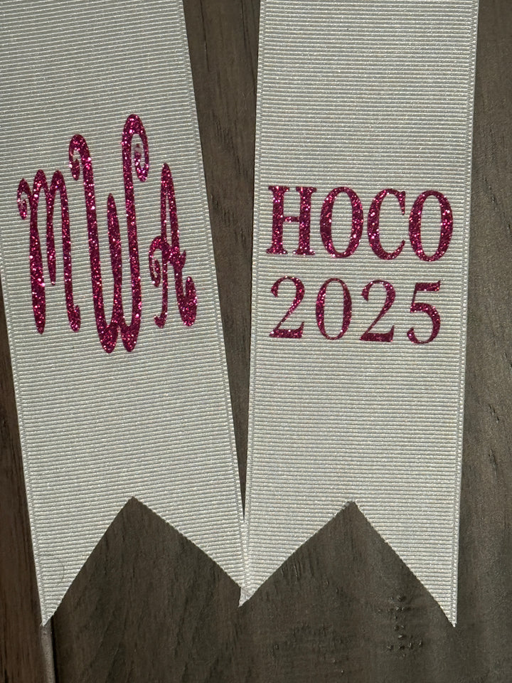 🎓 Mark the Moment — Personalized Ribbon Ties for Flowers & Keepsakes