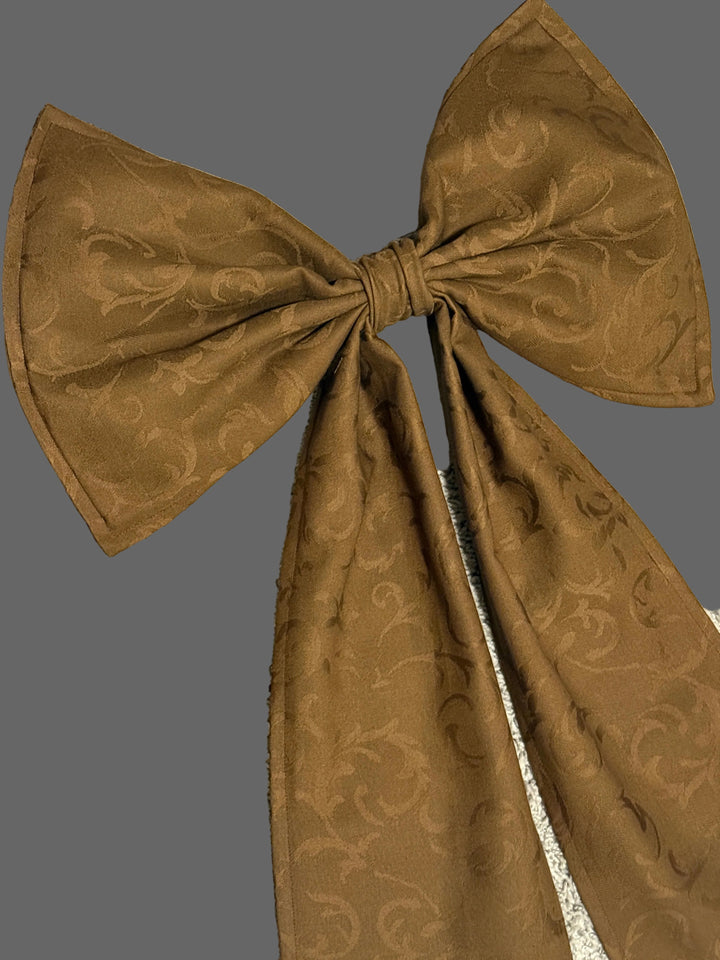 Brown Jacquard Oversized