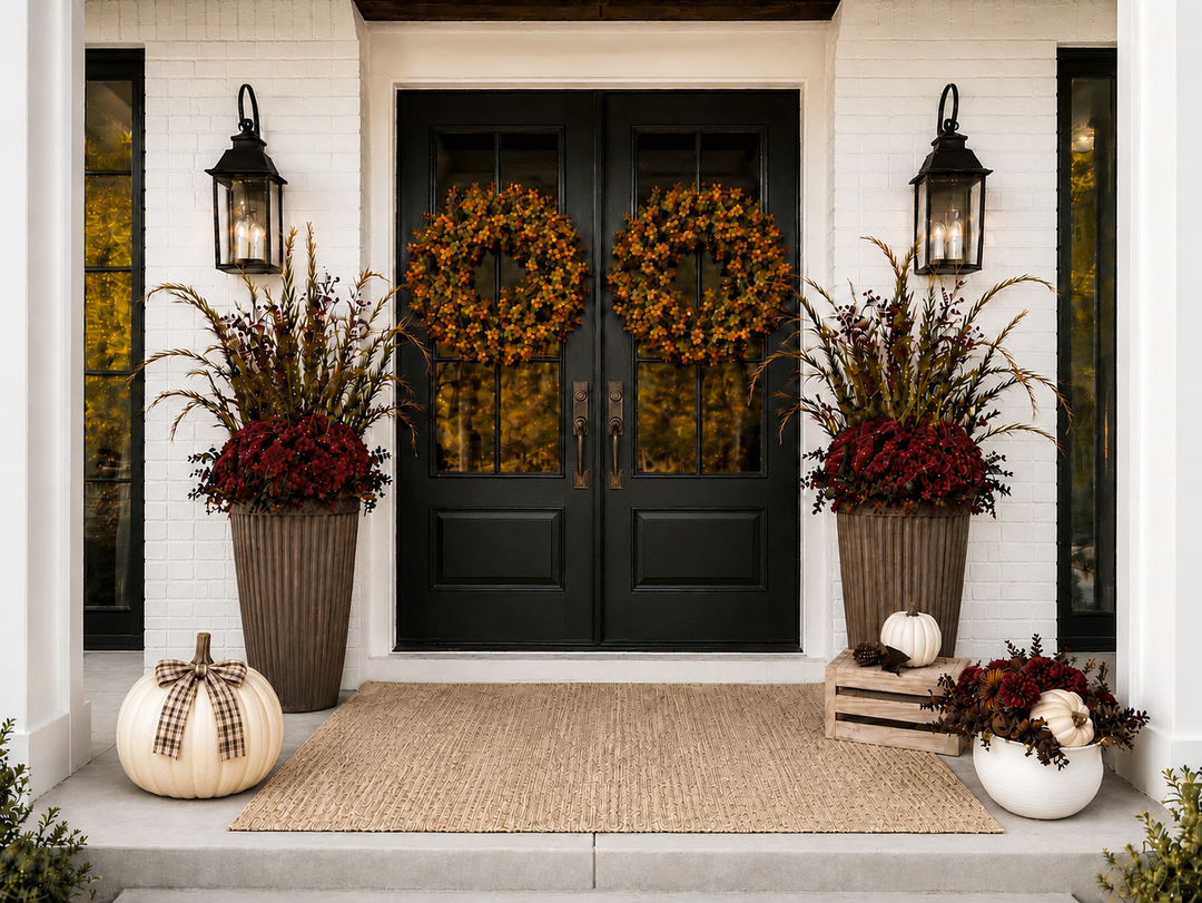 Burgundy Grove – Classic double-door porch package
