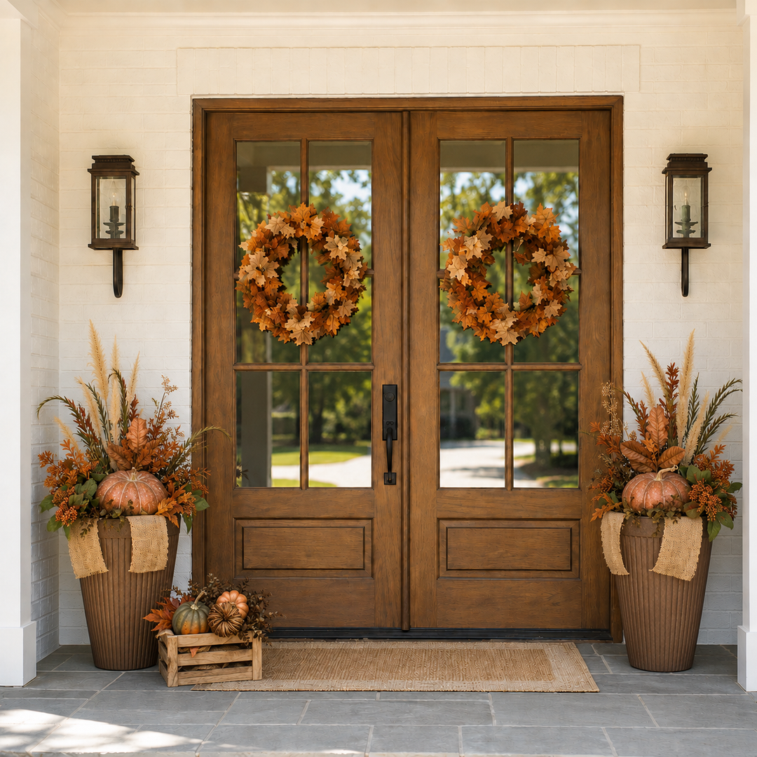 It's Fall Y'all – Classic double-door porch package