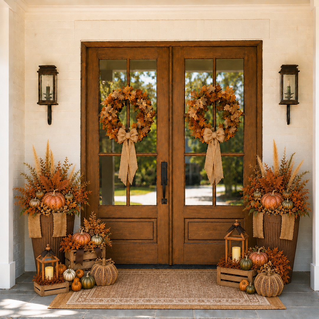 It's Fall Y'all – Grand double-door porch package