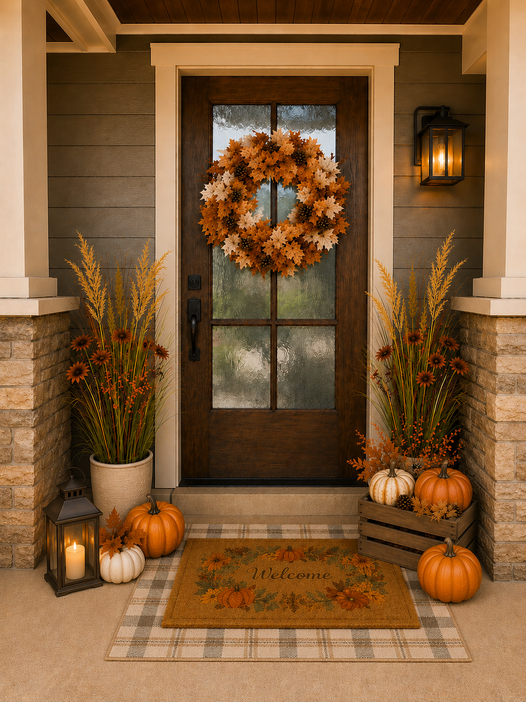 Natural Harvest – Signature single-door porch package