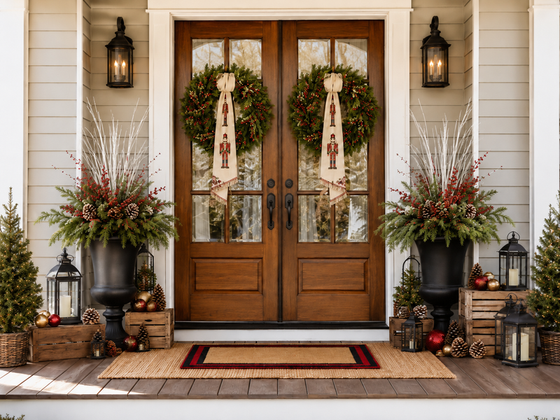 Christmas porch