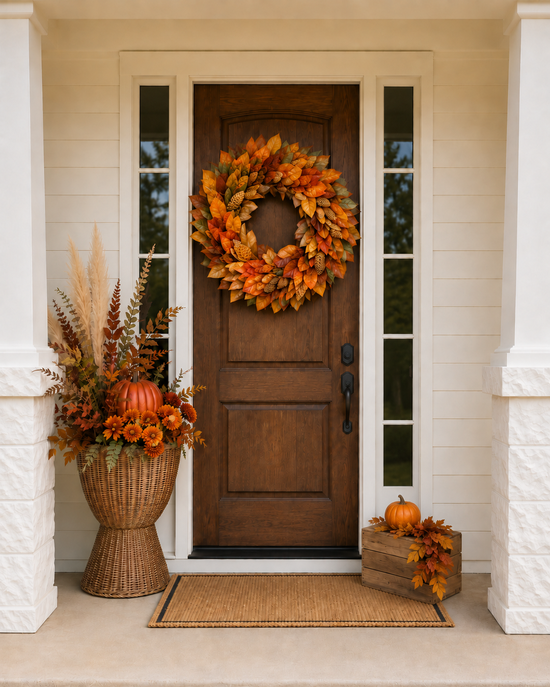 Traditional Fall – Classic single-door porch package